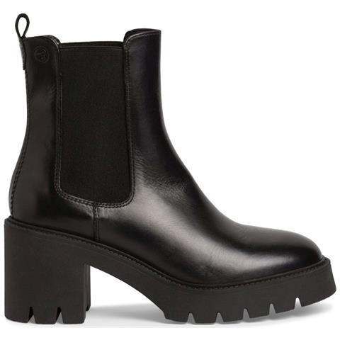 Black Casual Closed Booties Stivaletti Pelle Scarpe Donna Nero Eu 36, 1-25469-41 003 - Foto 2