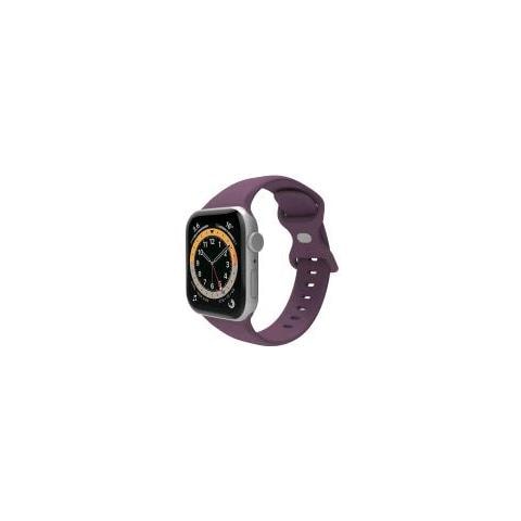 Apple Watch Cinturino In Morbido Silicone Compatibile Con Apple Watch 38/40/41 Mm Viola - Foto 1