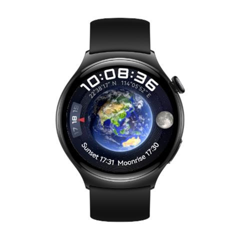 WATCH 4 3,81 cm (1.5") AMOLED 46 mm Digitale 466 x 466 Pixel Touch screen Nero Wi-Fi GPS (satellitare) - Foto 1