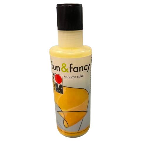 Marabu - ""fun&fancy"" Colore A Base D'acqua Per Vetri 8oml - Colore Giallo Pastello 022 - Foto 1