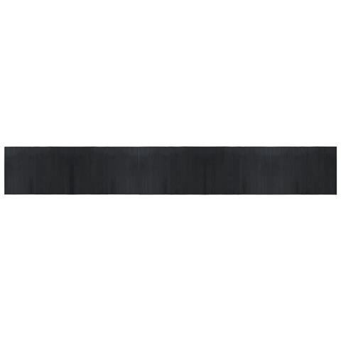 Tappeto Rettangolare Nero 70x500 Cm In Bambù - Foto 2