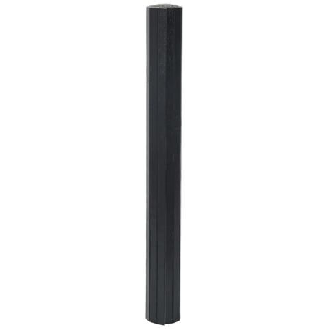 Tappeto Rettangolare Nero 70x500 Cm In Bambù - Foto 3