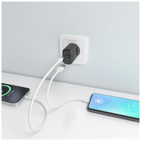 A110-0912 Caricabatterie per dispositivi mobili Universale Bianco AC Ricarica rapida Interno - Foto 2