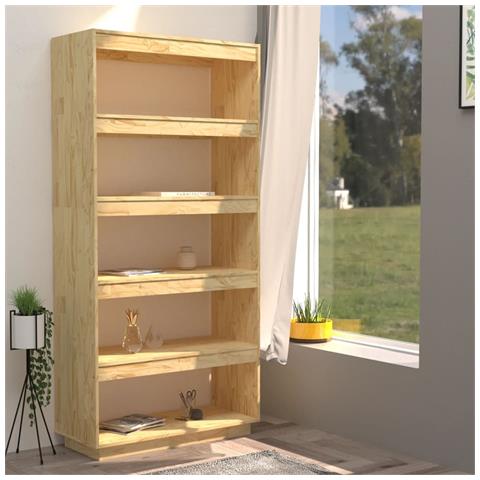 Lusso Casadino - Libreria/divisorio 80x35x167 Cm In Legno Massello Di Pino - Foto 2
