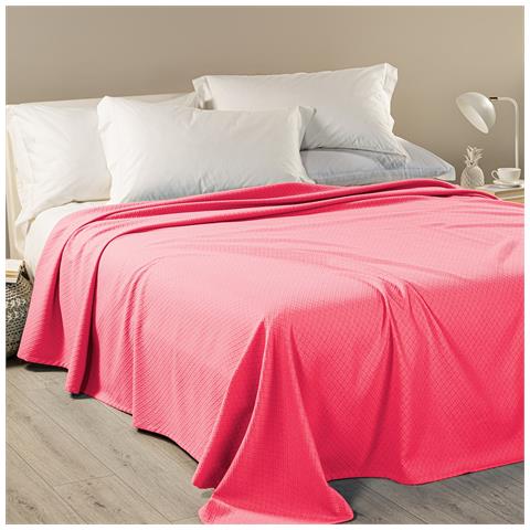 Copriletto Non Trapuntato Dobby In Dobby Colore Rosa Misura Singolo - Foto 1