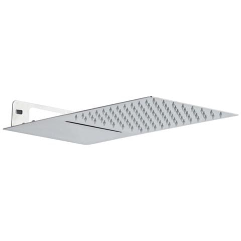 Soffione Doccia Ultraslim A Lama Doppia Funzioni Quadro Acciaio Inox 3840p Dallas - Satinato - Foto 1