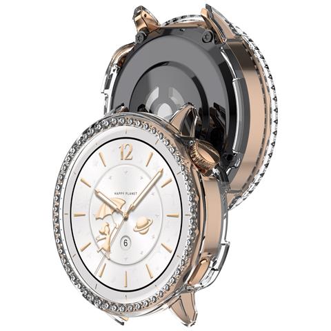 Custodia Protettiva Trasparente Con Strass Per Oneplus Watch 3 43mm - Foto 2