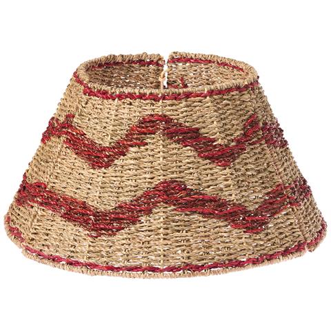 Copri Base Per Albero Di Natale Hiver Alghe Marine Rosso 43 Cm - Foto 2