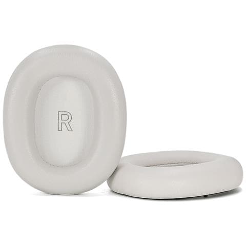 2 Cuscinetti Auricolari In Pelle Di Agnello Compatibili Con Cuffie Anc B&o Beoplay H95 - Cuscinetti Auricolari In Memory Foam Beige - Foto 1