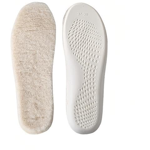 Plantari Termici In 100% Lana - Solette In Lattice Calde E Confortevoli (1 Paio) S - Foto 1