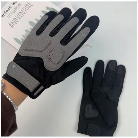 Guanti Unisex Da Moto Off-road Per Esterni - Dita Intere, Antiscivolo, Poliestere L - Foto 2