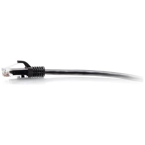 Cavo patch di rete Ethernet sottile Cat6a antigroviglio, non schermato (UTP) da 0,3 m - Nero - Foto 2