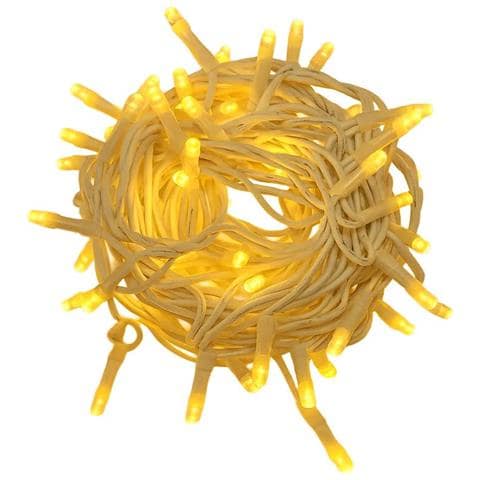 Catena 100led 10m Filo Bianco Varie Luci Ip65 (luce Gialla) - Foto 1