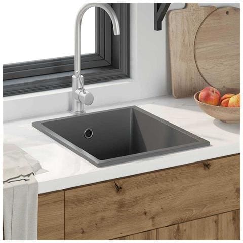 Lavello da cucina Grigio 38 x 44 x 20 cm Granito - Foto 2