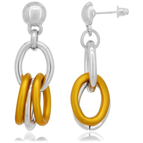 Ciondolo ""link"" Placcato Oro - Foto 1