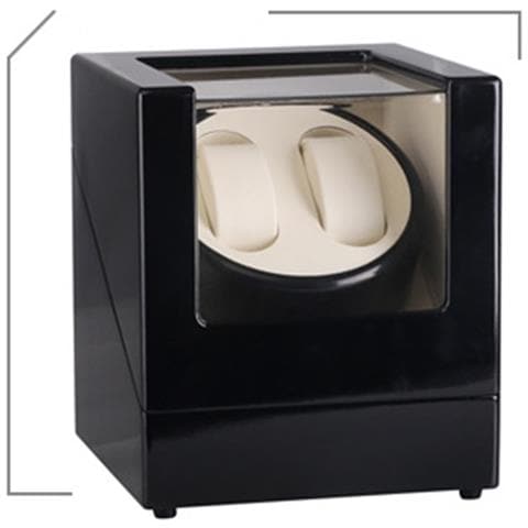 Carica Orologi Automatico Con Motore Silenzioso E Esterno In Pelle Pu White - Foto 2