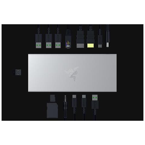 RC21-02280200-R3W1 replicatore di porte e docking station per laptop Cablato USB 3.2 Gen 1 (3.1 Gen 1) Type-C Bianco - Foto 2