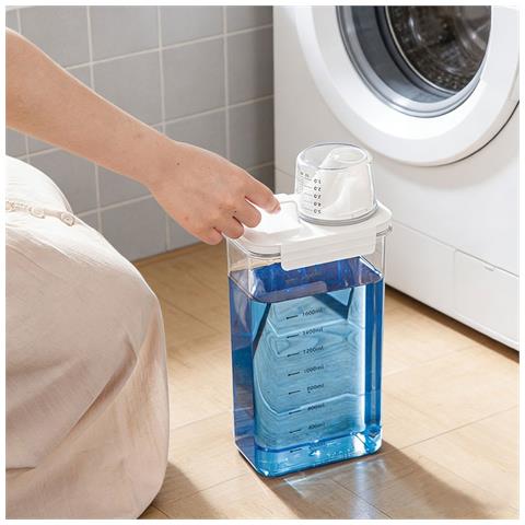 Bottiglia Di Stoccaggio Per Detersivo Da Bucato Da 1800 Ml Con Misurino - Standard Europeo - Foto 6