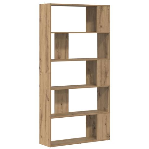 Armadio per Libri Rovere artigianale 80 x 24 x 159 cm - Foto 1