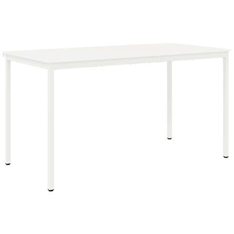 Tavolo da bar Bianco 110 x 55 x 105 cm Pino massello - Foto 1