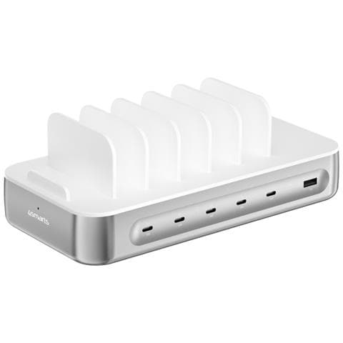541281 Caricabatterie per dispositivi mobili Universale Argento, Bianco AC Ricarica rapida Interno - Foto 1