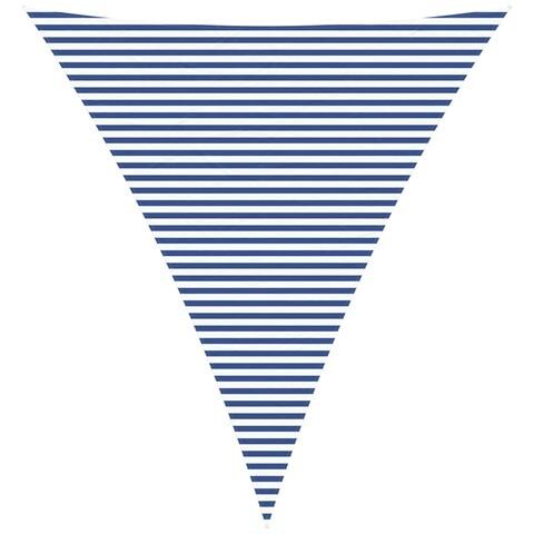 Vela da ombra solare Blu e Bianco 5 x 6 x 6 m - Foto 1