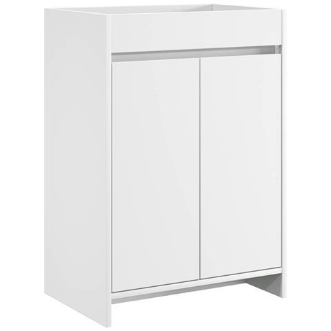 Mobiletto da Bagno Sotto Lavabo Bianco 56 x 37,5 x 81 cm - Foto 1