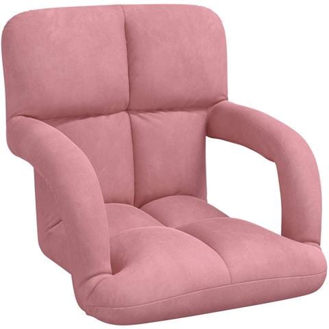 Sedia a pavimento regolabile Rosa Velluto - Foto 1