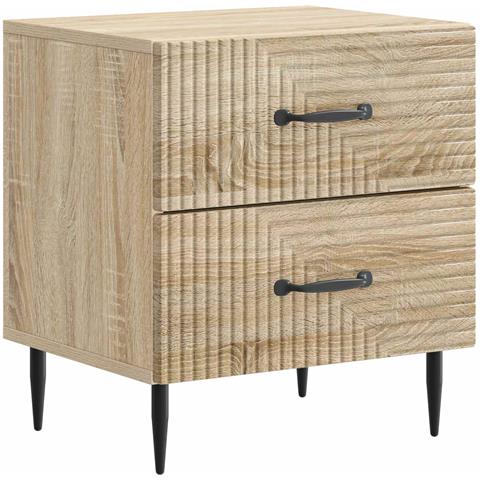 Armadio da Notte con cassetto Rovere Sonoma 43 x 34,5 x 47,5 cm - Foto 1