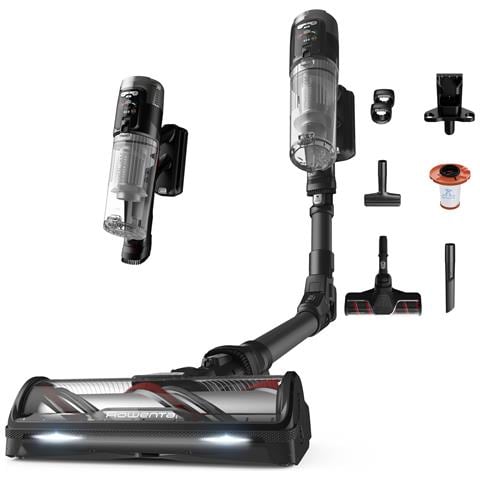 X-Force Flex RH9L55E0 scopa elettrica Aspirapolvere a bastone 2 in 1 Batteria Secco Senza sacchetto 0,65 L Nero - Foto 1