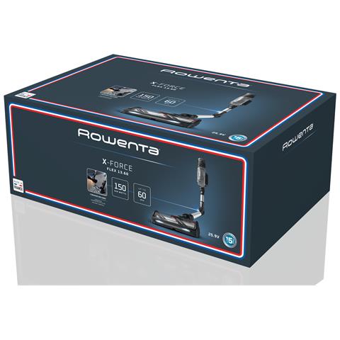 X-Force Flex RH9L55E0 scopa elettrica Aspirapolvere a bastone 2 in 1 Batteria Secco Senza sacchetto 0,65 L Nero - Foto 4