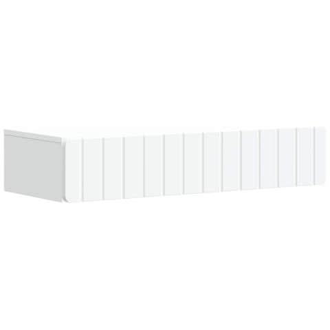 Tavolino da Parete Laterale Bianco 87,5 x 34,5 x 17 cm - Foto 1