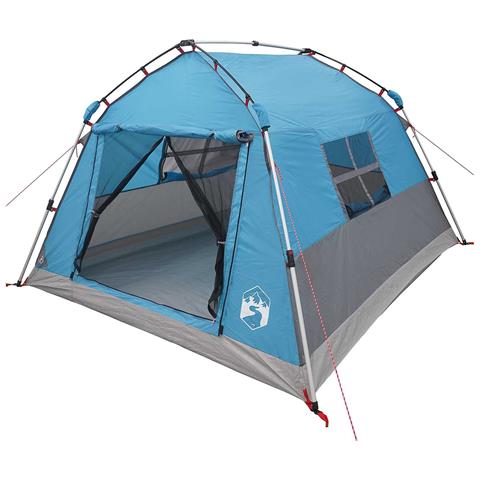 Tenda istantanea resistente all'acqua 3 persona Blu - Foto 1
