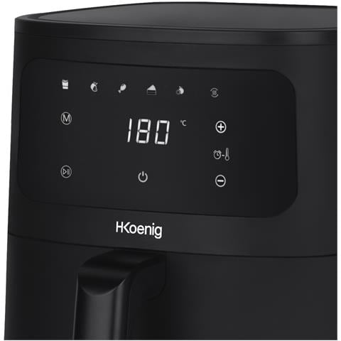 Friggitrice senza olio FRY840, Capacità 4L, Regolabile 80-200°C, 5 Modalità di cottura, Timer 60min, 6 Programmi, Touch Screen - Foto 6