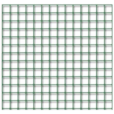 Rete Elettrosaldata Zincata e Rivestita per Fondi Gabbie Verde Muschio 12.5 x 12.5 mm 50981 - Foto 2