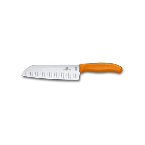 Coltello Santoku con manico Fibrox arancio - Foto 1