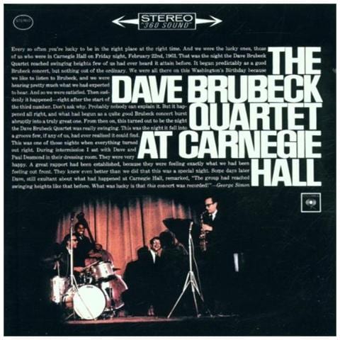 Dave Brubeck Quartet - Carnegie Hall (2 Cd)  - Foto 1
