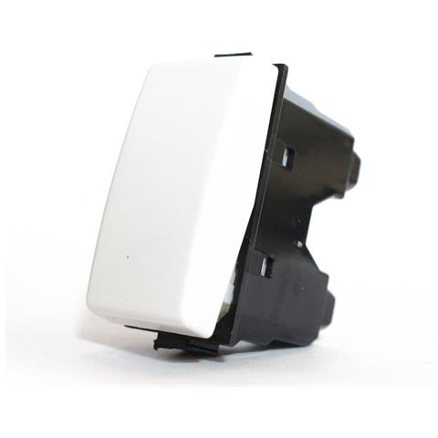 5 Pulsanti Interruttore 1p Electrowatt Bianco 16a Compatibile Btcino Matix - Foto 1