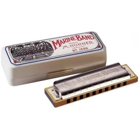 Marine Band È L'armonica Del Blues Originale. Ancora Oggi È Prodotto In Piã¹ O Meno Allo Stesso Modo Di Quando È Stato Introdotto Nel 1896. Il Suo Suono Unico Autentico Ha Definito Il Ruolo Del Armonica Nella Tradizione Del Blues E Ne Ha Fatto Il Pu - Foto 1