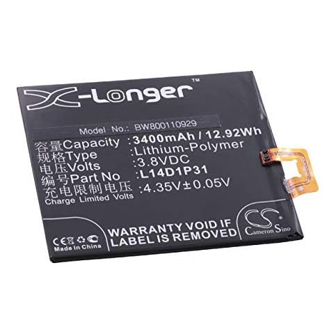 Li-polymer Batteria 3400mah (3.8v) Per Cellulari E Smartphone Lenovo Pb1-770n, Pb1-770n Dual Sim Td-lte Sostituisce L14d1p31. - Foto 1
