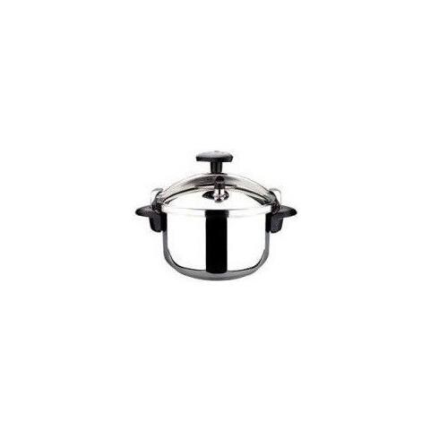 4L+6L in acciaio inox a induzione M MAGEFESA STAR Pentola a pressione rapida 3 sistemi di sicurezza facile utilizzo 