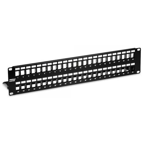 24-port Keystone Sh. Patch Panel Blank - Foto 1