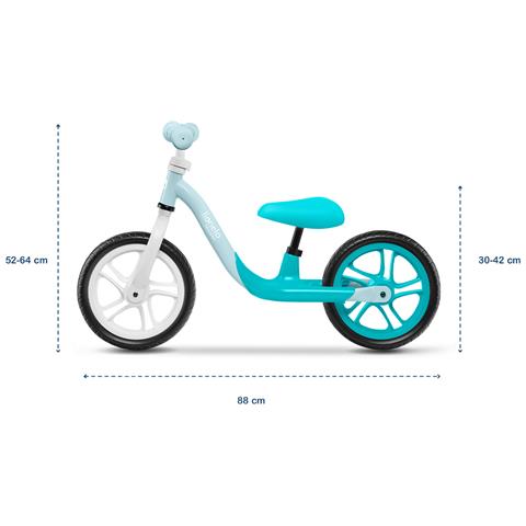 Bilancia Lionelo Alex Turchese, Ruote Da 12 Pollici - Foto 7