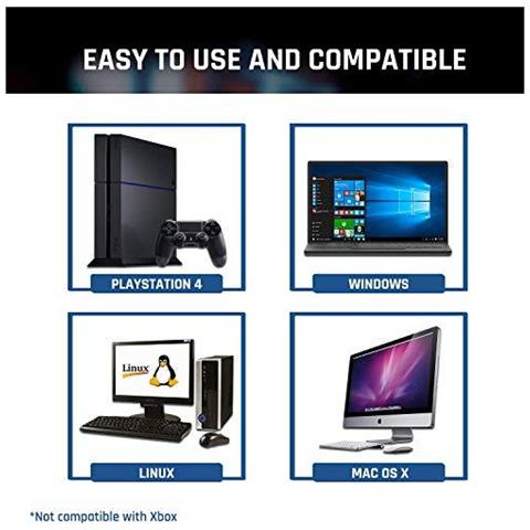 Talk Microfono Usb Da Tavolo Per Pc E Mac - Da Scrivania Compatibile Con Tutti I Computer - Microfono Desktop Professionale - Audio Ad Alta Definizione - Nero - Foto 8