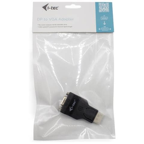 DP2VGAADA Adattatore da DisplayPort a VGA M / F Colore Nero - Foto 3