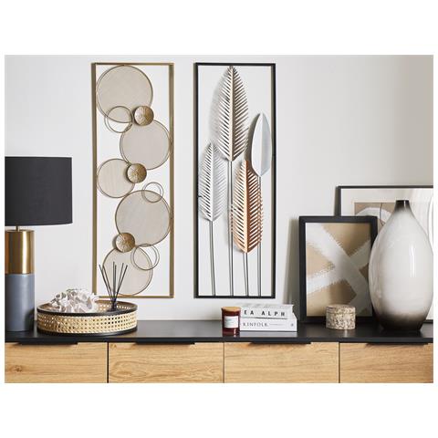 Decorazione Da Muro Oro / Argento Niobium - Foto 12