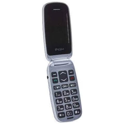 Facile Hit 2.4"" Black Silver Senior Phone - Foto 1