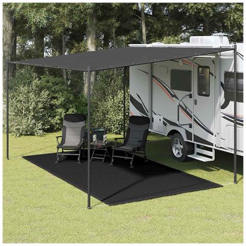 Tappeto da Tenda 250x450 cm Nero - Foto 7