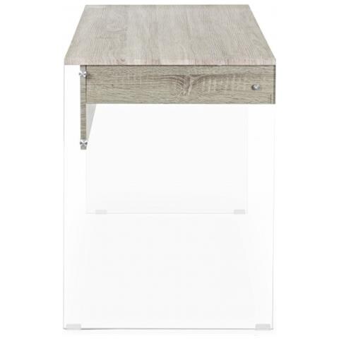 Scrivania Fashion Commerce Armos Naturale 110x55 Cm - Foto 2