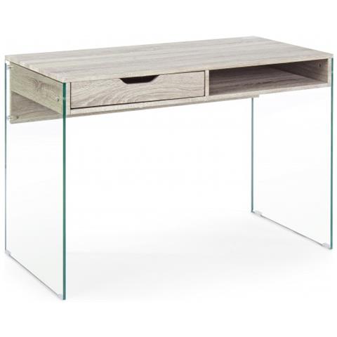 Scrivania Fashion Commerce Armos Naturale 110x55 Cm - Foto 1